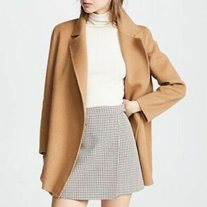 Theory Sileena Camel Wool/Cashmere Coat Size S